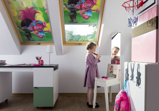 Rolety z bohaterami filmu Trolle