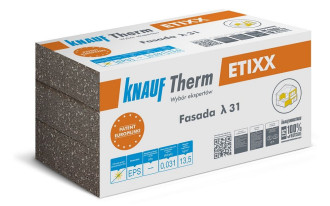 Udoskonalony styropian grafitowy - Knauf Therm ETIXX Fasada λ 31