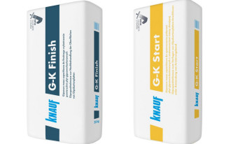 Nowe masy szpachlowe Knauf G-K Start i Knauf G-K Finish