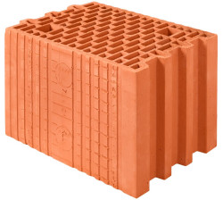 Szlifowany pustak z ceramiki poryzowanej Porotherm 25 P+W