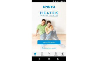Aplikacja Ensto HEATEK
