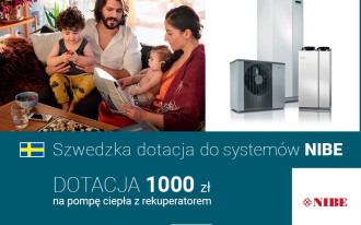 Promocja Szwedzka Dotacja do systemów NIBE