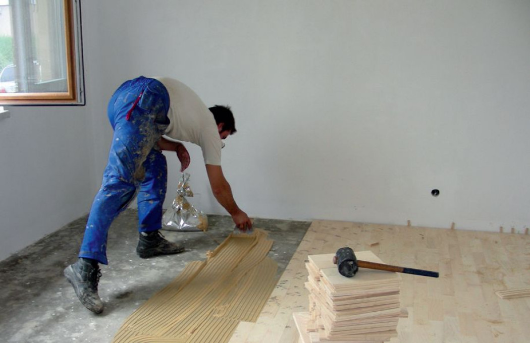 Wymiana posadzki i montaż elektrycznego ogrzewania podłogowego