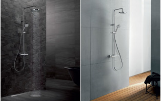 Nowość KLUDI - system prysznicowy LOGO DUAL SHOWER SYSTEM