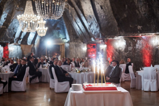 Wnętrze sali Jana Haluszki w Wieliczce