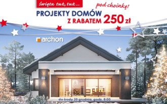 A może projekt domu pod choinkę? W ARCHON+ trwa PROMOCJA!
