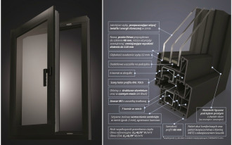 Nowość MS więcej niż OKNA - elegancja aluminium w oknach z PVC