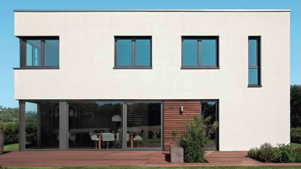 Tworzywowo-aluminiowe okna Schüco