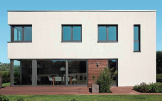 Tworzywowo-aluminiowe okna Schüco