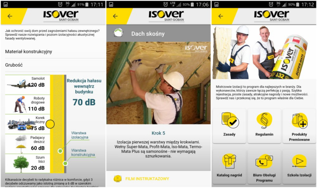 Aplikacja ISOVER - pomocne narzędzie dla wykonawcy i inwestora