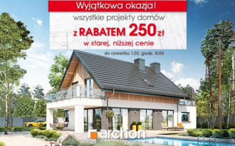 Tylko teraz projekty domów ARCHON+ w najniższej cenie!