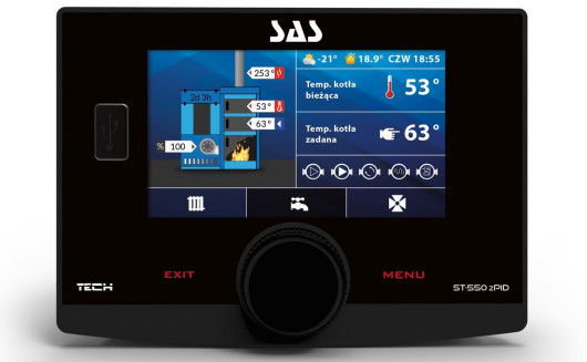 Sterownik nowoczesnego kotła na paliwo stałe