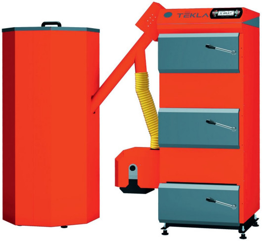 Kocioł na paliwo stałe z podajnikiem