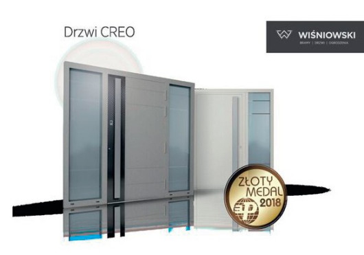 Aluminiowe drzwi zewnętrzne CREO firmy Wiśniowski