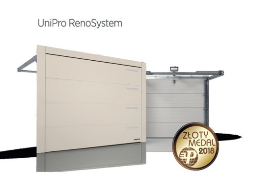 Brama garażowa segmentowa UniPro RenoSystem firmy Wiśniowski