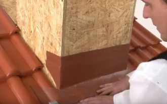 Obróbka dekarska komina