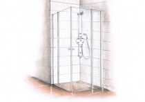 Natrysk z odpływem w podłodze