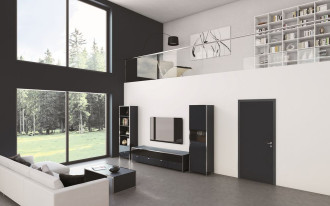 Drewniane drzwi wewnętrzne firmy Hörmann z serii ConceptLine