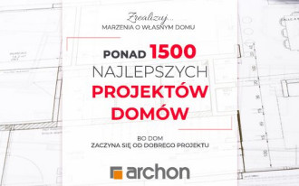 Dom zaczyna się od dobrego projektu. W ARCHON+ znajdziecie ponad 1500 gotowych propozycji!