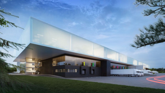 Centrum Logistycznego Śnieżki - wizualizacja