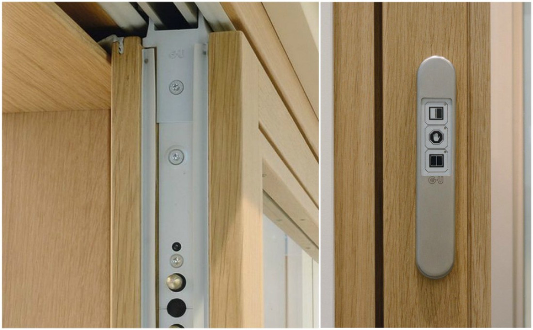 Napęd HS ePower do drewnianych i aluminiowych drzwi podnoszono-przesuwnych