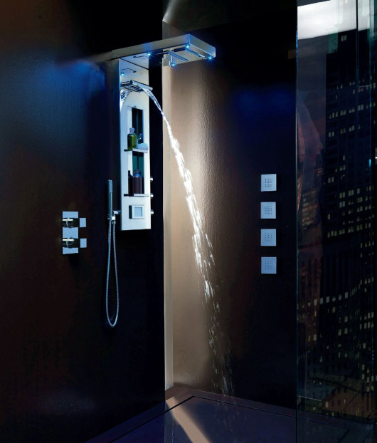 Wielofunkcyjny panel York ze stali nierdzewnej