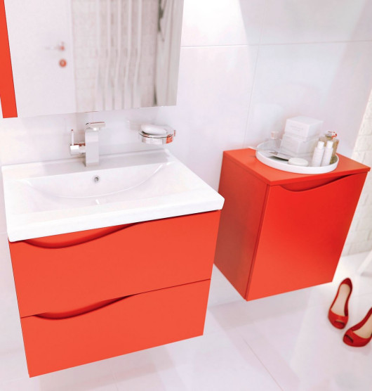 Szafki z kolekcji Murcia: podumywalkowa D60 i pojedyncza wisząca B40