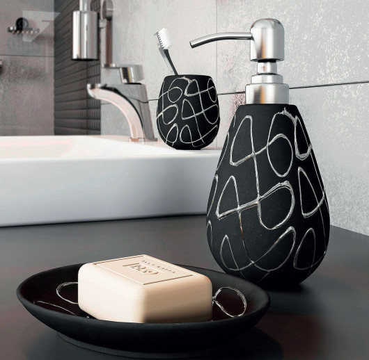 Zestaw ceramicznych akcesoriów z serii Elegance