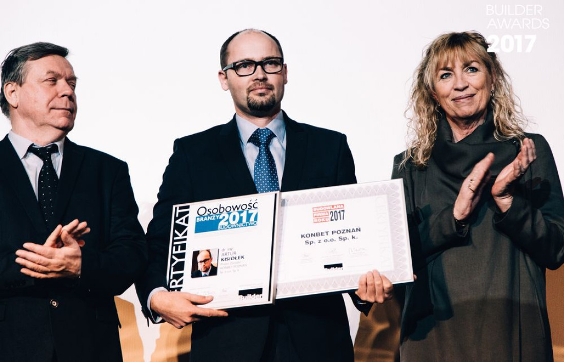KONBET Poznań uhonorowany dwoma nagrodami Builder Awards