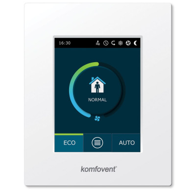 Panel do sterowania intensywnością wymiany powietrza