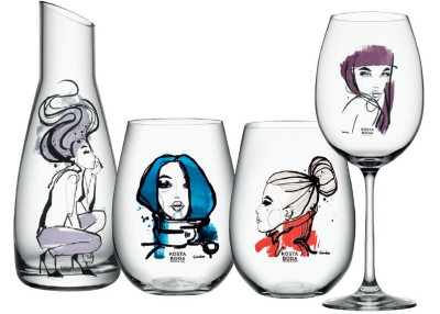 Ręcznie wykonane szkło z kolekcji All About You marki Kosta Boda