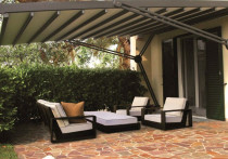 Tarasy z zadaszeniem lub markizą