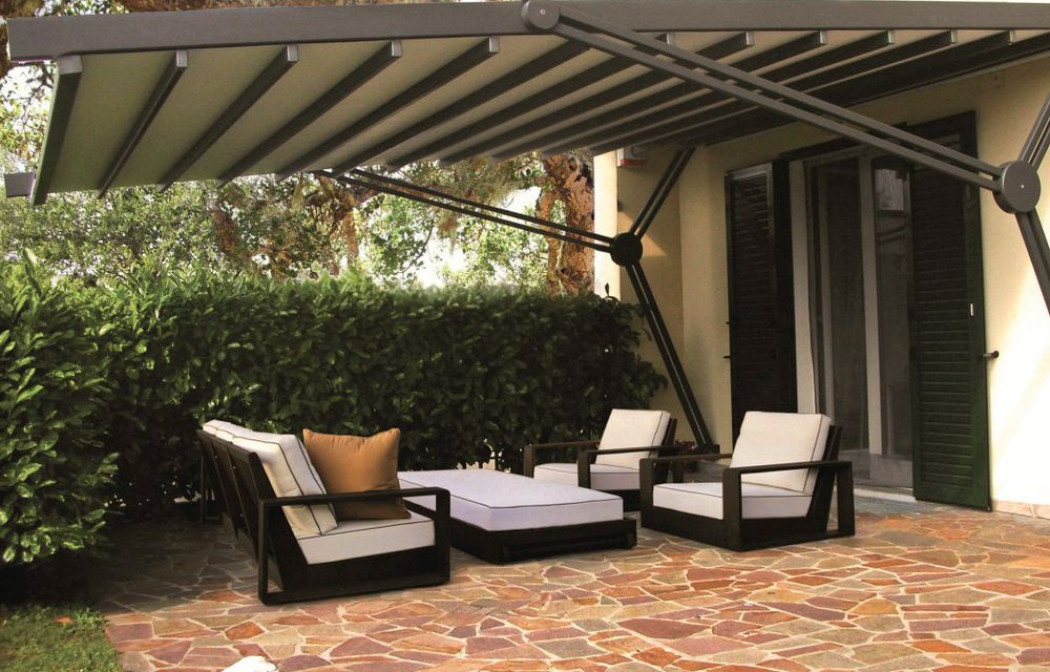 Tarasy z zadaszeniem lub markizą