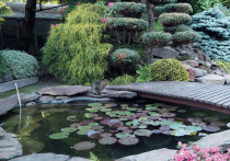 Wzorowany na ogrodach japońskich