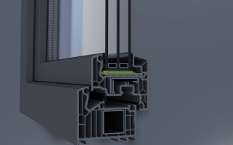 Nowość od VEKA: Profile Sofline 82 z szarym nośnikiem obustronnie foliowanym
