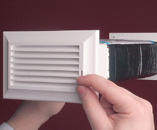 Nawiewnik przeznaczony do montażu w ścianie