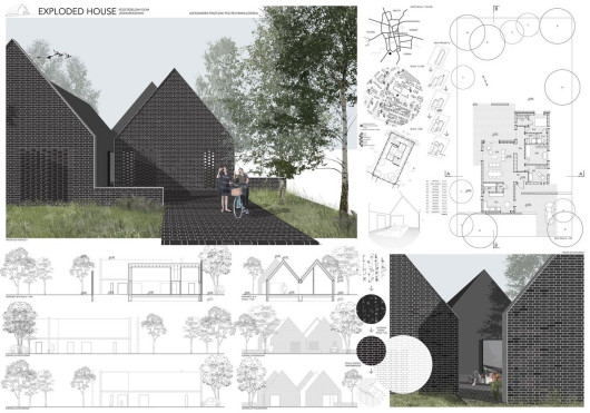 Specjalne wyróżnienie otrzymała Aleksandra Frątczak, studentka Politechniki Łódzkiej za &quot;Exploded House&quot;