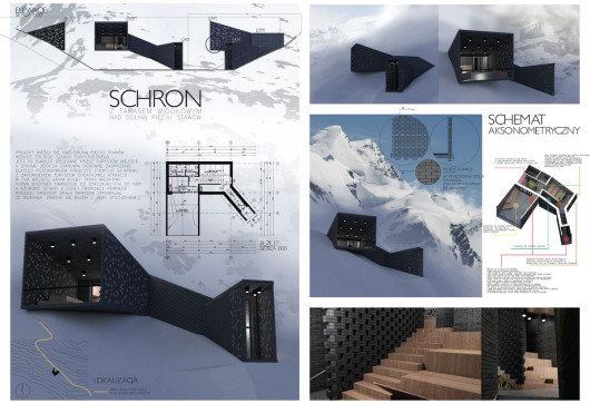 Laureatem II nagrody został Szymon Król, reprezentujący Politechnikę Lubelską, wyróżniony za swój projekt &quot;Schronu z tarasem widokowym&quot;, który autor wpisał w Dolinę Pięciu Stawów, wzdłuż szlaku turystycznego.