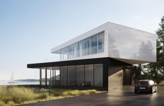 Projekt 81.waw.pl: Dom Czarno na białym