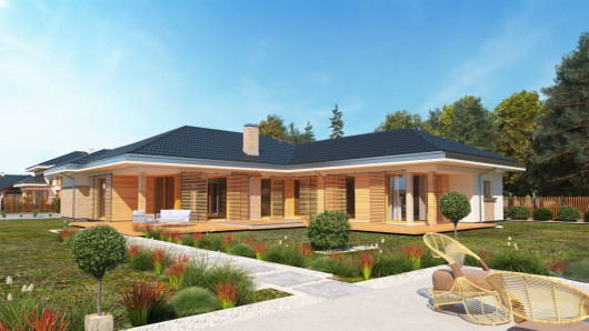 Wizualizacja przykładowego domu na Osiedlu Otulina