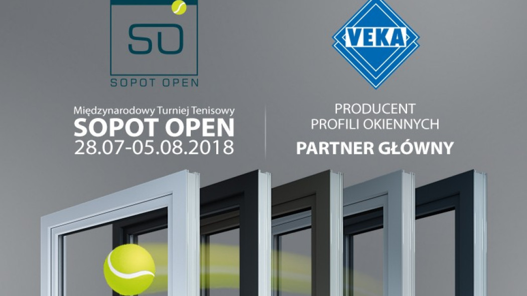 VEKA sponsorem turnieju tenisowego Sopot Open