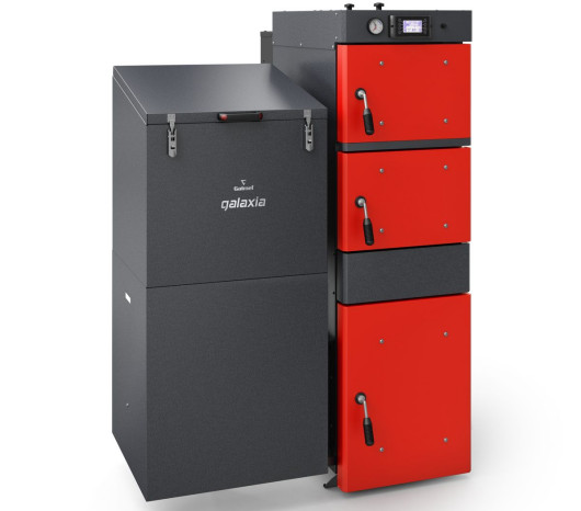 Kocioł z dużym zasobnikiem