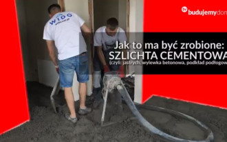 Jak wykonać podkład podłogowy (szlichtę cementową)?