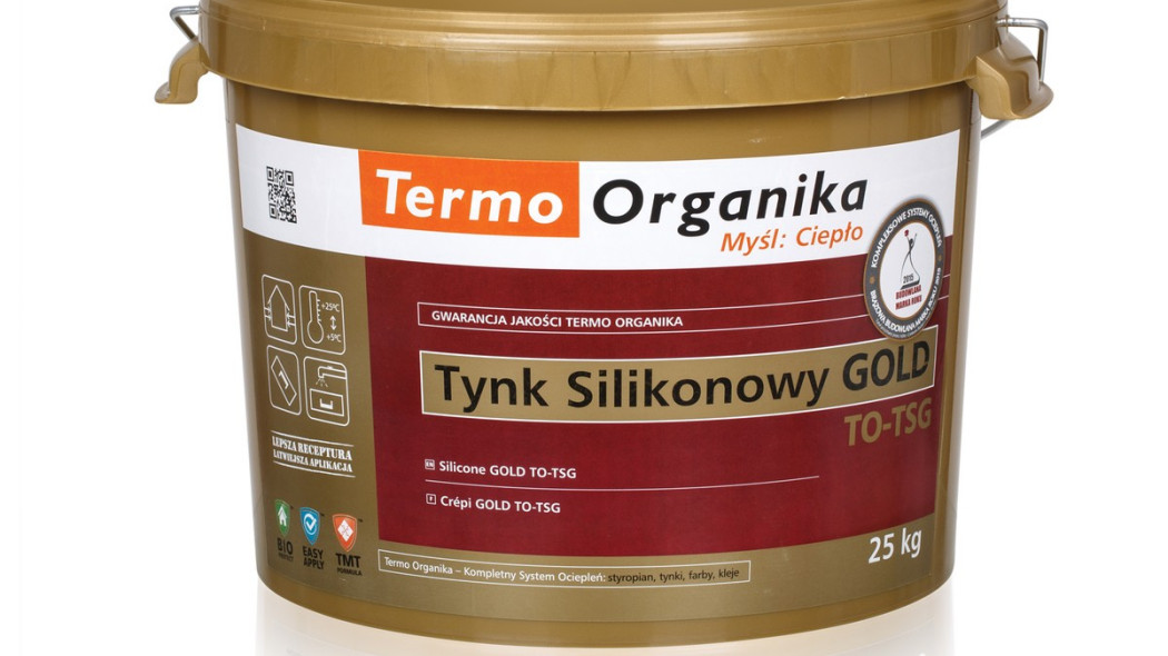 Tynk silikonowy GOLD z formułą Dust Clean