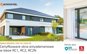Certyfikowane okna o zwiększonej odporności na włamanie teraz w ofercie KRISPOL