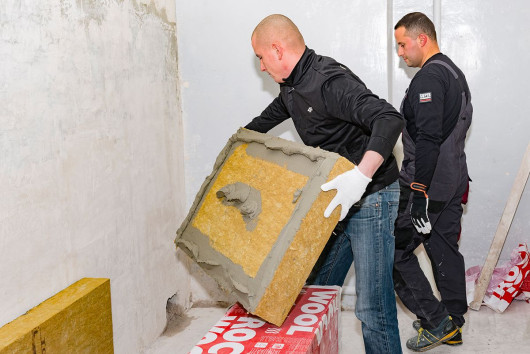 Docieplenie systemem Rockwool