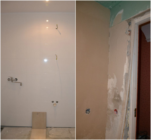 Etapy remontu łazienki w domu Bogdana - zdj 3 i 4