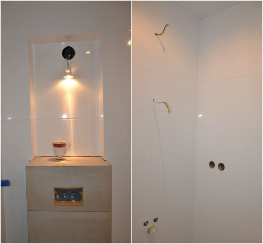 Etapy remontu łazienki w domu Bogdana - zdj 7 i 8