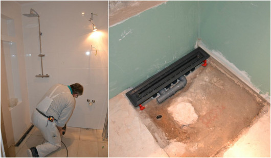 Etapy remontu łazienki w domu Bogdana - zdj 9 i 10