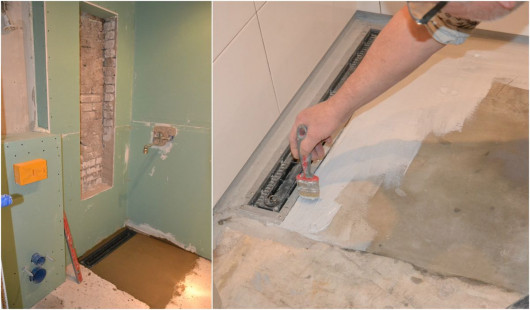 Etapy remontu łazienki w domu Bogdana - zdj 11 i 12